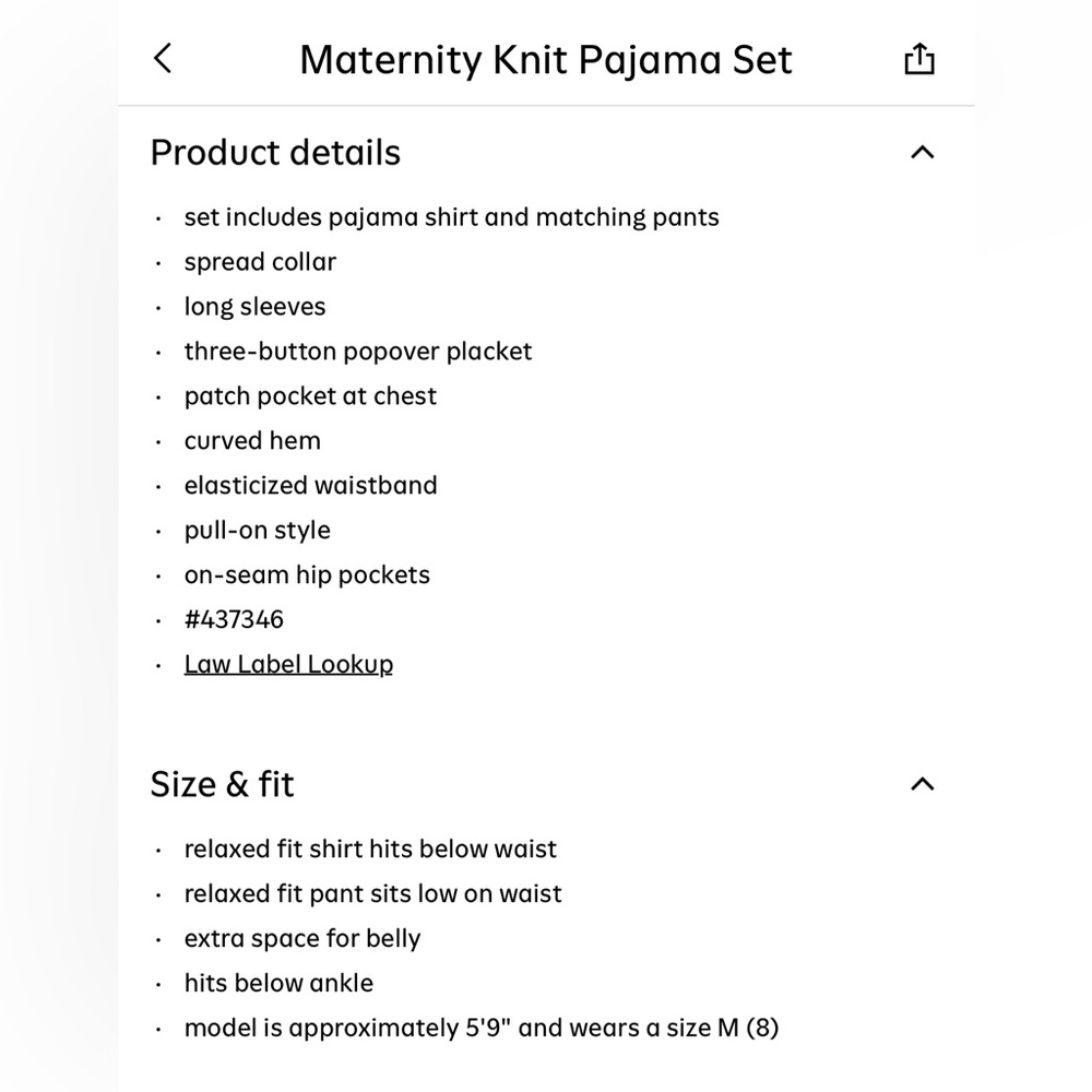 Women's Maternity Navy Polka Dot Pajama Set - Picture 2 of 4